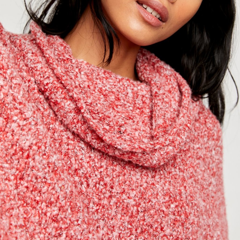 NWT Free People BFF Sweater / Scarlet Flame - Picture 2 of 4
